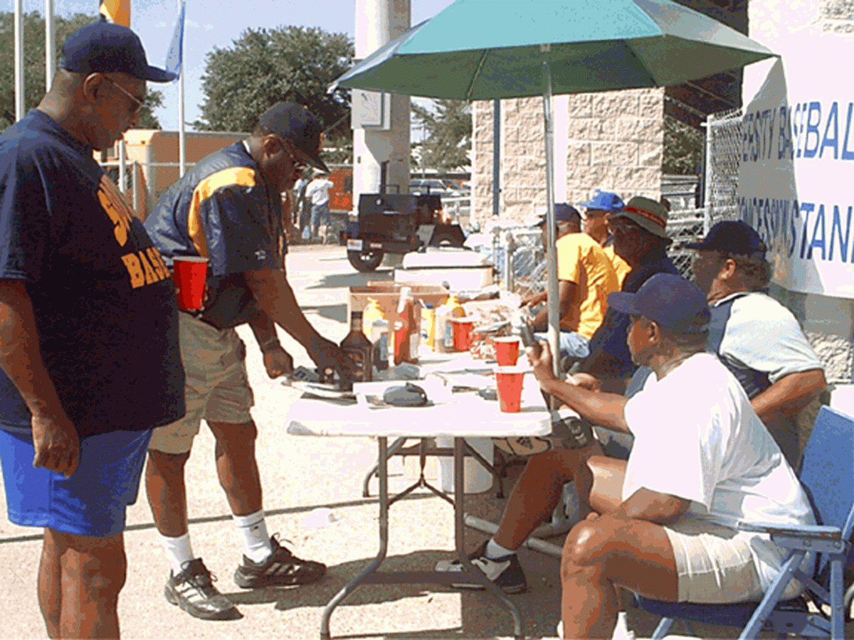 Fund raising by selling great food at the baseball games allows the SU Booster Club to give back to the baseball program. Attendance at the SWAC Baseball Tournament totaled over 1,000 fans for each game. - Photo by Nikki G. Bannister/DIGEST