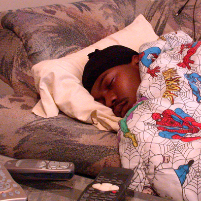 a main priority Anderson "A.D." Dye, a graduate student from Ferriday, gets rest due to lack of sleep. Failure to get the adequate amount of sleep can be harmful to the body. Experts say that the human body should get at least seven to eight hours of sleep in order to fu