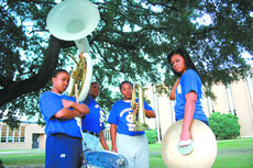 left to right Brittany Polley, Melis'a Morgan, Alicia Smith, and Krystle Washington. Melis'a Morgan, Junior, nursing major, Hometown New Orleans.