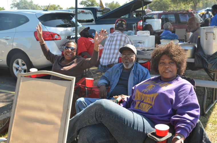 Fans from Alcorn State enjoying the tailgating experience at Southern's Homecoming Saturday&#160;