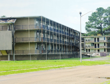 The eye sore dorms in the back of campus are expected to torn down by January of 2014.