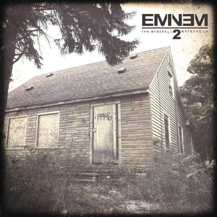 This CD cover image released by Aftermath shows "The Marshall Mathers LP2," by Eminem. (AP Photo/Aftermath)