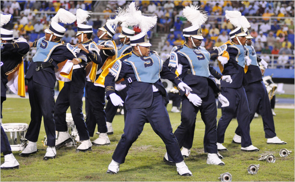 The world renowned Southern University Marching Band better known as &#8220;The Human JukeBox&#8221; puts on an electrifying performance during half time of an SU football homegame. The band has been crowned as the second best band in the nation.