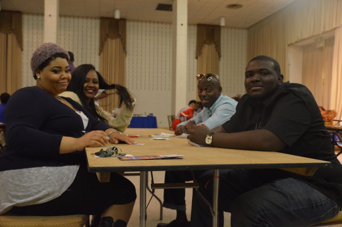 SU students participate in Speed Dating in the Royal Cotillion Ballroom.