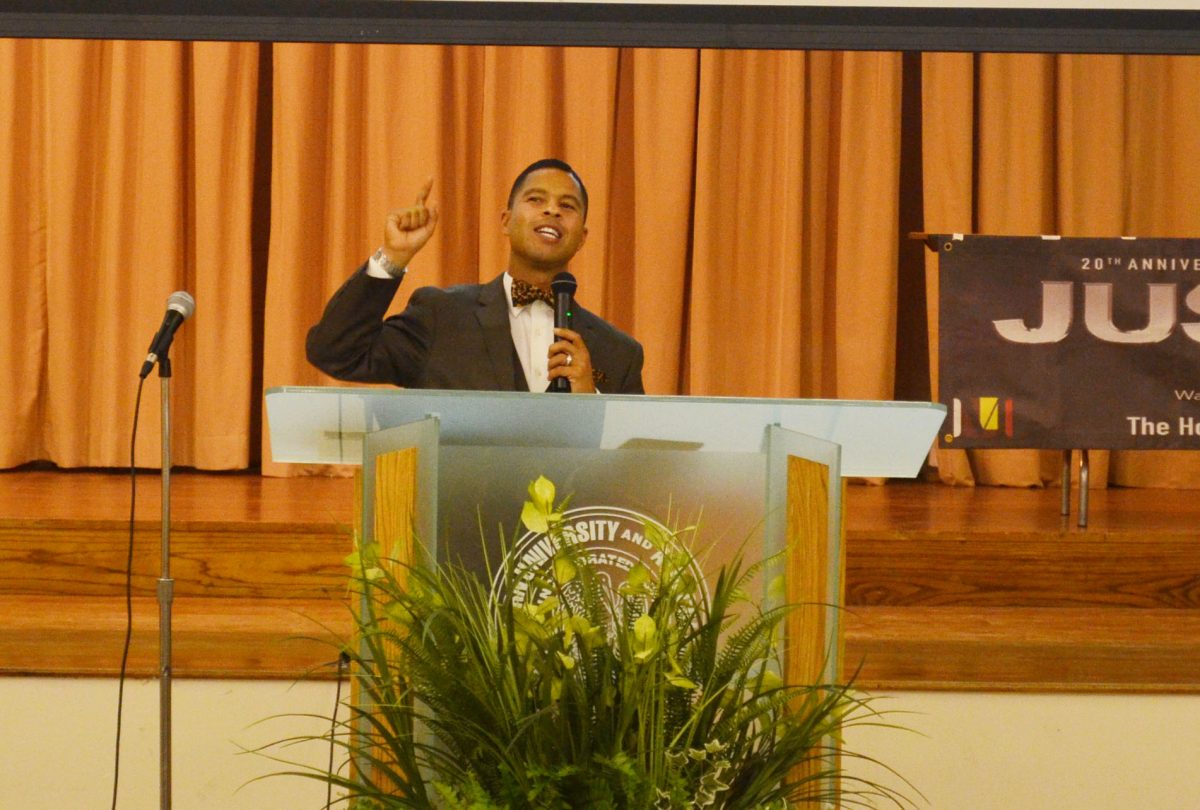 The Nation Of Islam Student Association hosted a rally on September 2nd at the union in efforts to gsther people and bring awareness to the 20th Anniversary of the Million Man March. Here Student Minister Nuri Muhammad, National spokesperson for the Honorable Louis Farrakhan, delivery a powerful message directly from Farrakhan.