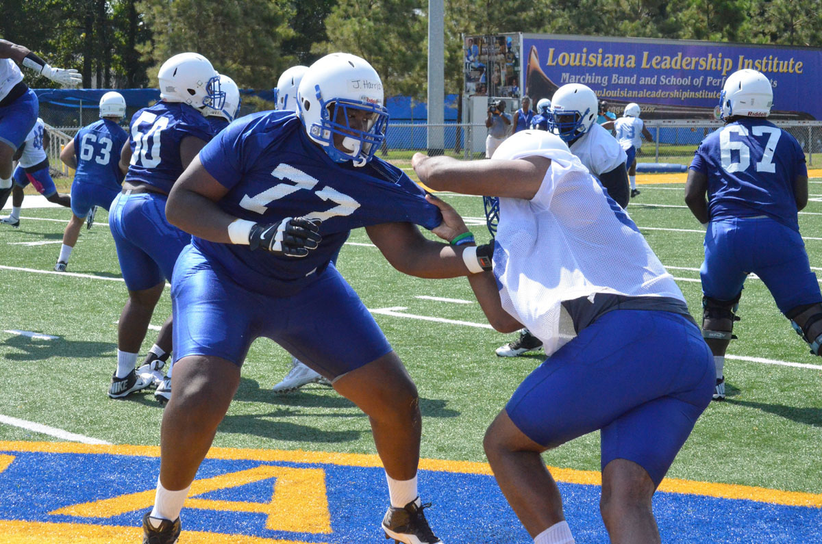 At Louisiana Leadership located in Baton Rouge, Louisiana, Southern football is at it again to practice in hardened conditions before September 5 against Lousiana Tech in Ruston, Louisiana.