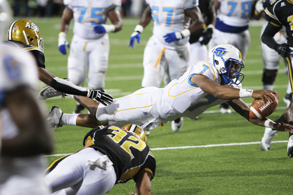 OH SO  BITTER SWEET! AT PANDEMONIUM: Jaguars catch Hornets off guard for their third SWAC win