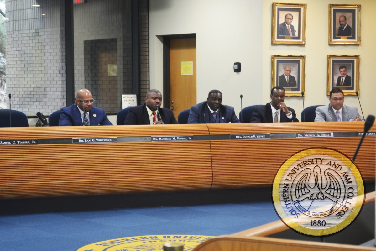 TAKING CARE OF BUSINESS:Southern University System Board of Supervisors  discuss prevalent issues