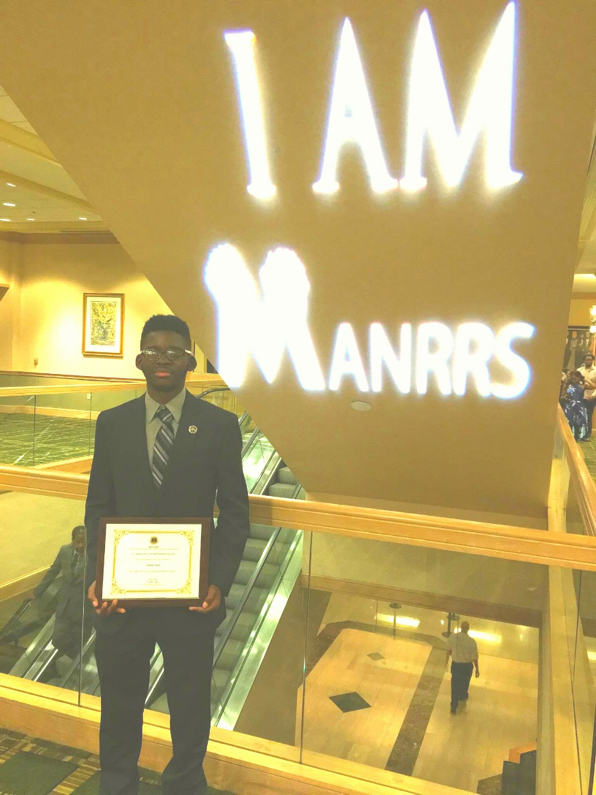 Southern University Urban Forestry major ,Joshua Morganza, wins first place at National MANRRS Conference.
&#160;