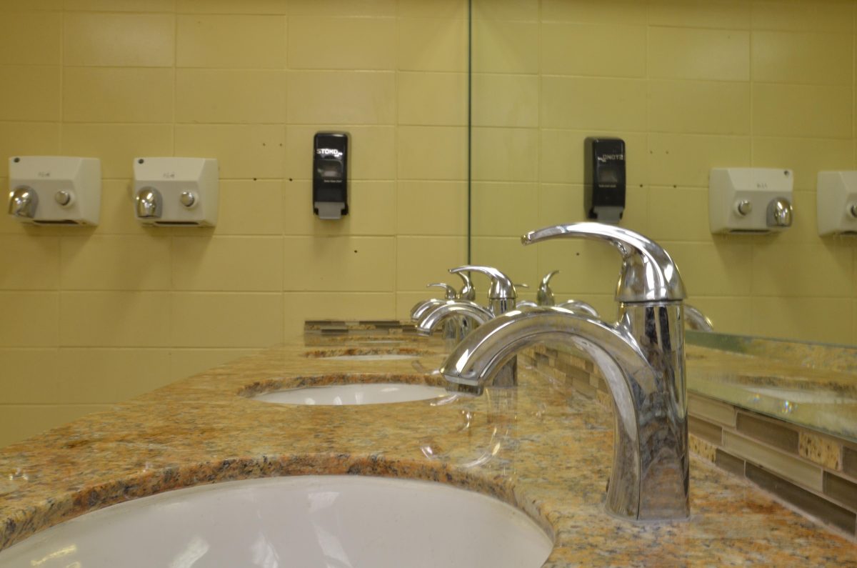 Bathroom renovations in the Smith-Brown Memorial Union Bathroom&#160;