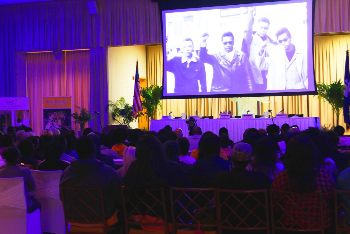 Southern University students attend a screening of Henry Louis Gates Jr.&#8217;s Black America Since MLK (And Still I Rise)&#160; event on Wednesday, November 9. inside the Royal Cotillion Ballroom.