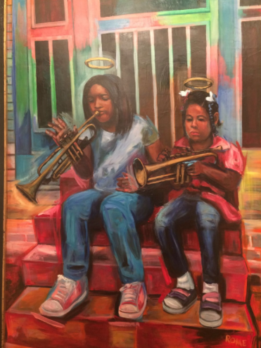 &#8220;The Beginning,&#8221; a piece created by New Orleans native Jerome Ford.
&#160;