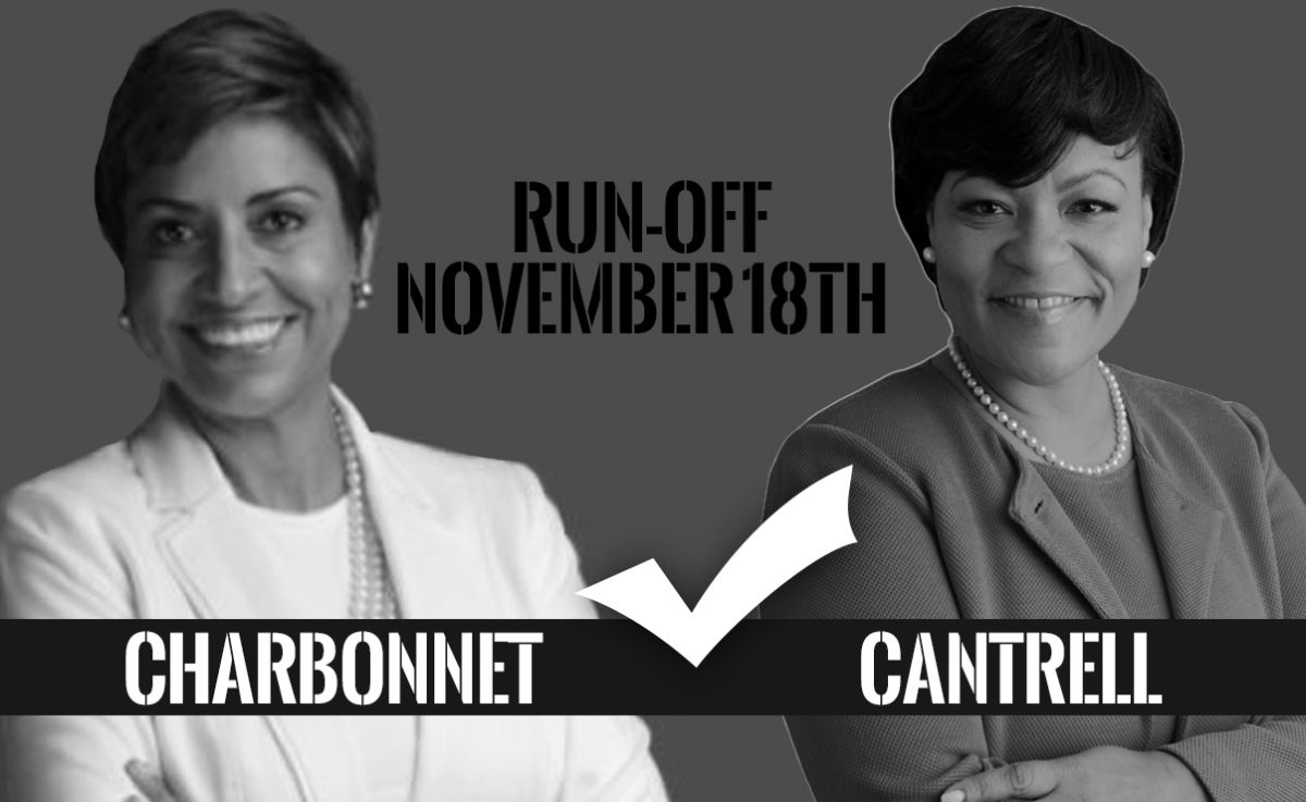 Desiree Charbonnet and LaToya Cantrell are heading for a runoff in theNew Orleans mayoral race. (Tyler Hayes/DIGEST ART)