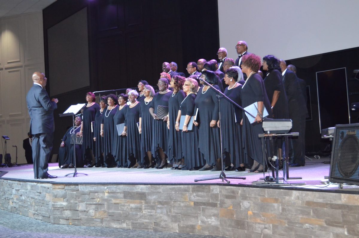 The Acadiana Ecumencial Choir performing at the &#8220;Festival of Negro Spirituals&#8221; at the Church Baton Rouge on Saturday, February 3.