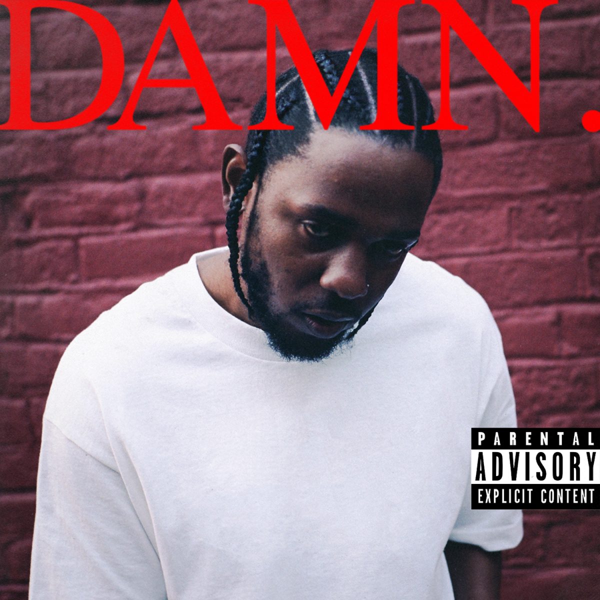 This cover image released by Interscope Records shows "Damn." by Kendrick Lamar. On Monday, April 16, 2018, Lamar won the Pulitzer Prize for music for his album. (Interscope Records via AP)