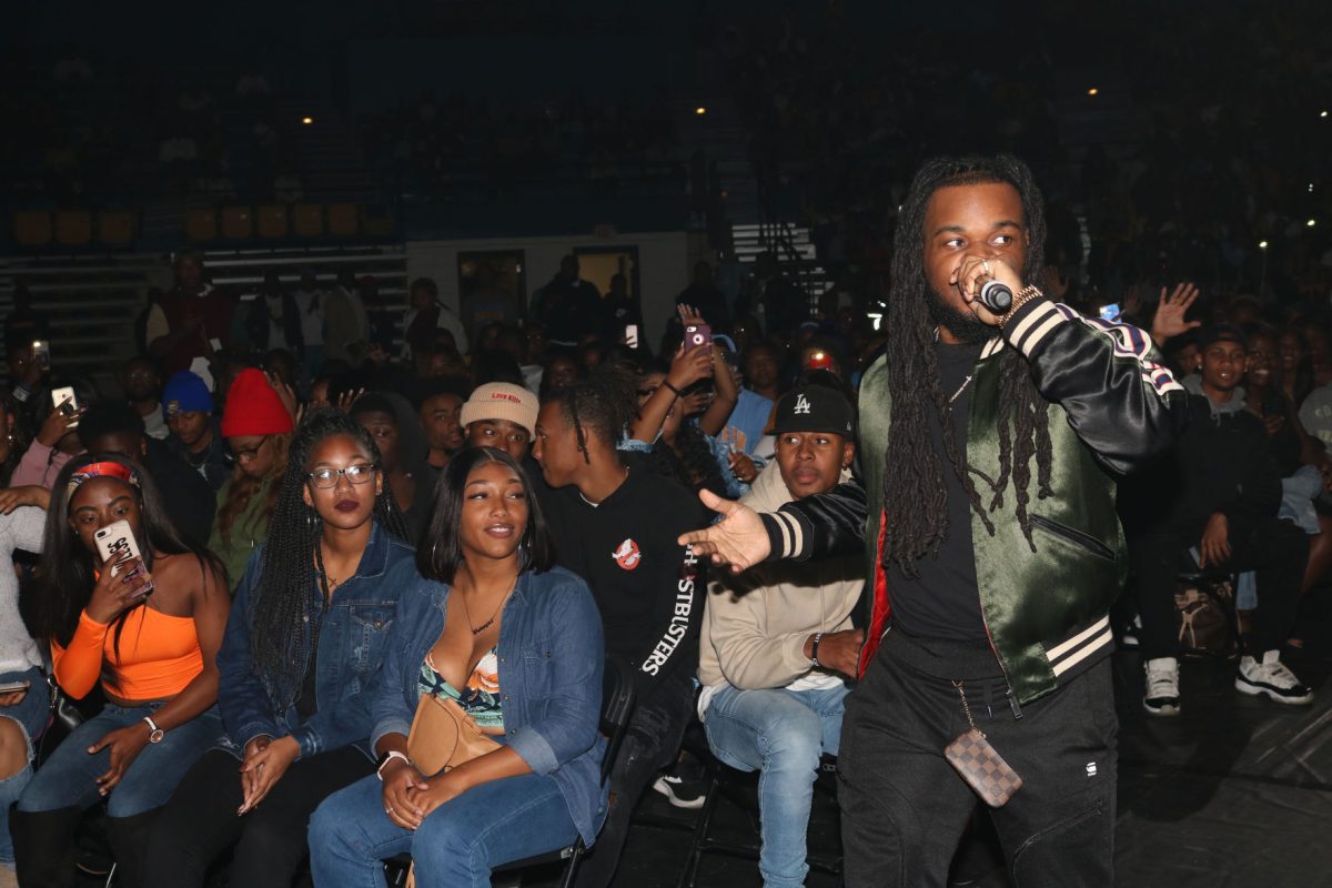 Comedian Emmanuel Hudson hosts the 2019 Homecoming Comedy Show and Fashion Show on October 27 in&#160; F.G. Clark Activity Center. (Kyndall Jones/DIGEST)
&#160;