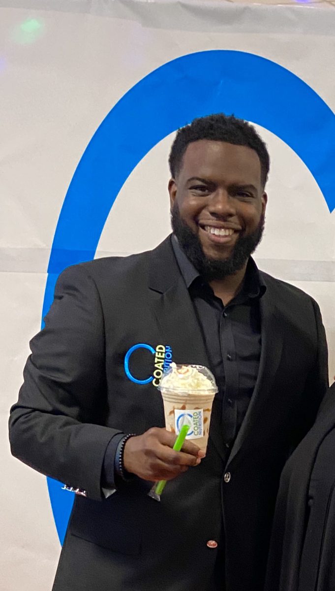 Owner Jonathan Coats at the grand opening of Coated Nutrition on Sunday January 26th, 2020. (Courtesy photo Jonathan Coats)