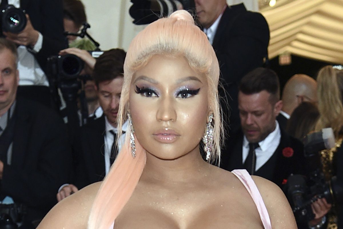 FILE - In this Monday, May 6, 2019, file photo, Nicki Minaj attends The Metropolitan Museum of Art's Costume Institute benefit gala in New York. Minaj&#8217;s mother has filed a $150 million lawsuit against the man who is accused of killing the rapper's father in a hit-and-run crash in February 2021. (Photo by Evan Agostini/Invision/AP, File)