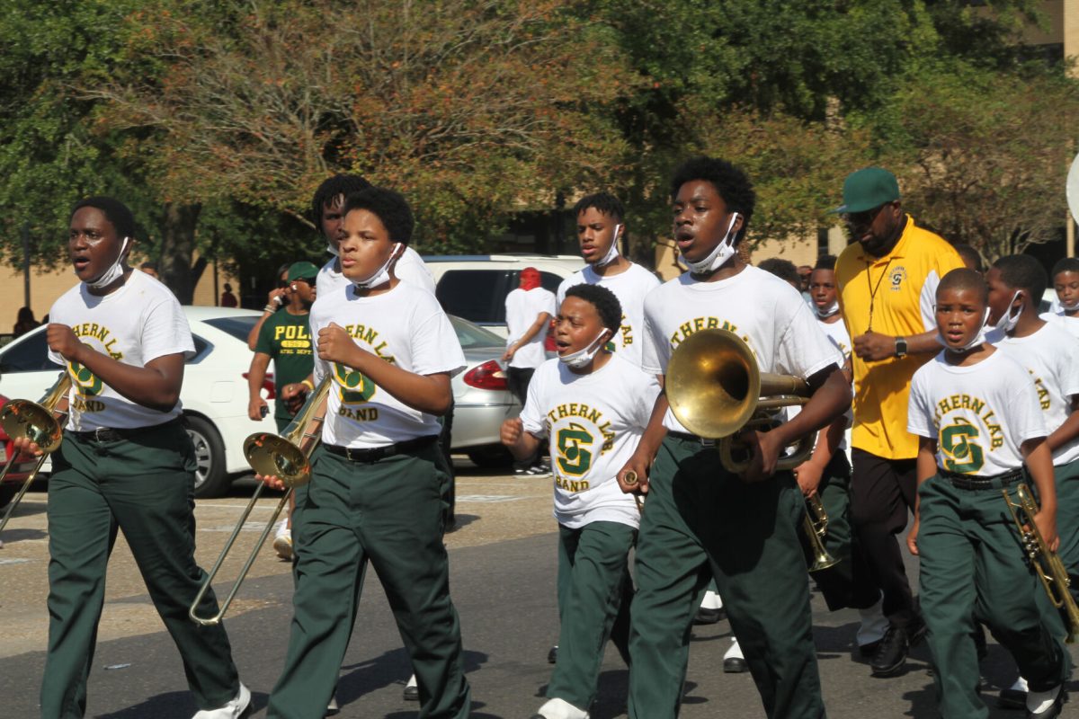 Southern Lab marching band at the homecoming parade on october 21 (DIGEST/Sydney Fairbanks)