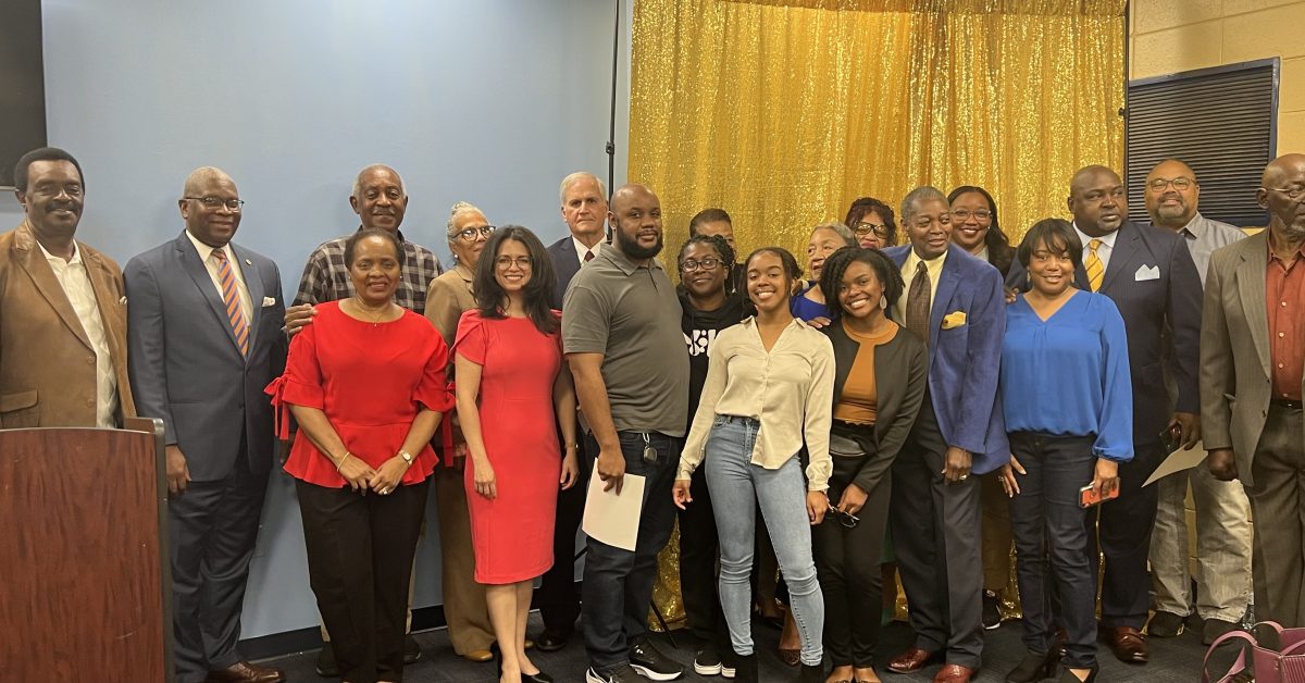 Award recipient Robert J. Irving, Sr. is joined by family/friends after his award ceremony on Friday, October 28.&#160;&#160;