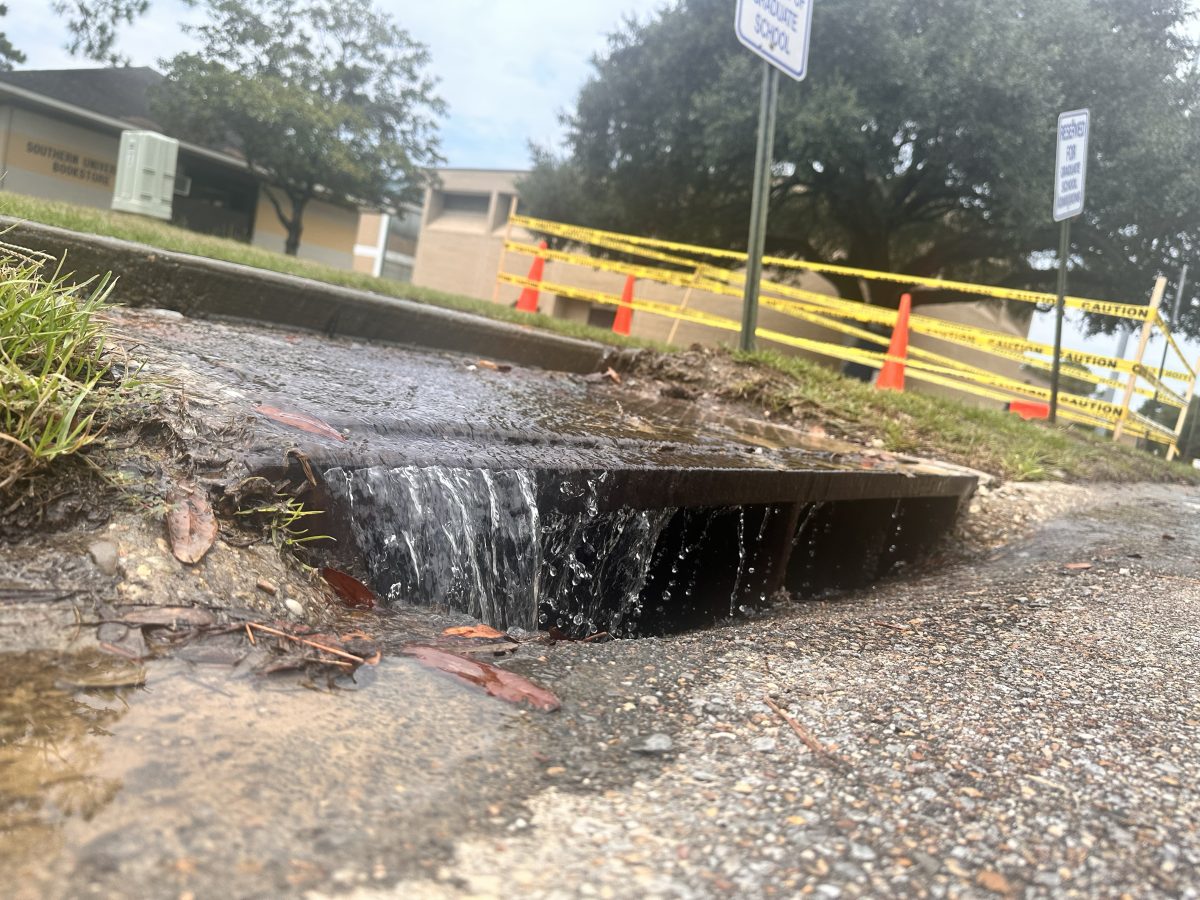 <p><span>Man hole just outside of TH Harris Hall where the water  leak was discovered </span></p><p><span> </span></p>