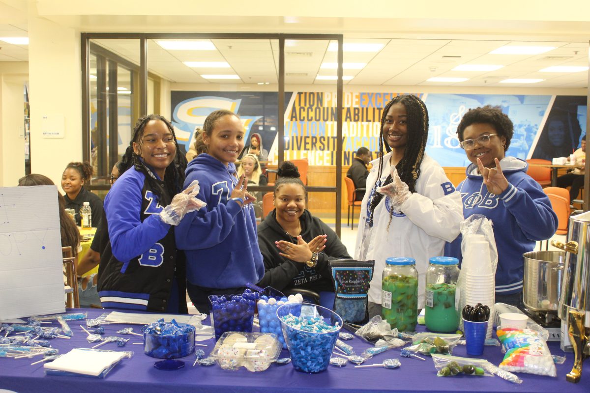 The Beta Alpha Chapter of Zeta Phi Beta Incorporated hosted their Sweet Shop in the Smith-Brown Memorial Union on Wednesday January 24, 2023. (Clemetine Rice/ DIGEST)