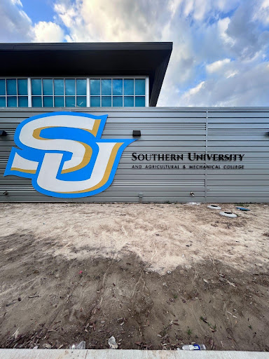 Photo of Welcome Center during construction.